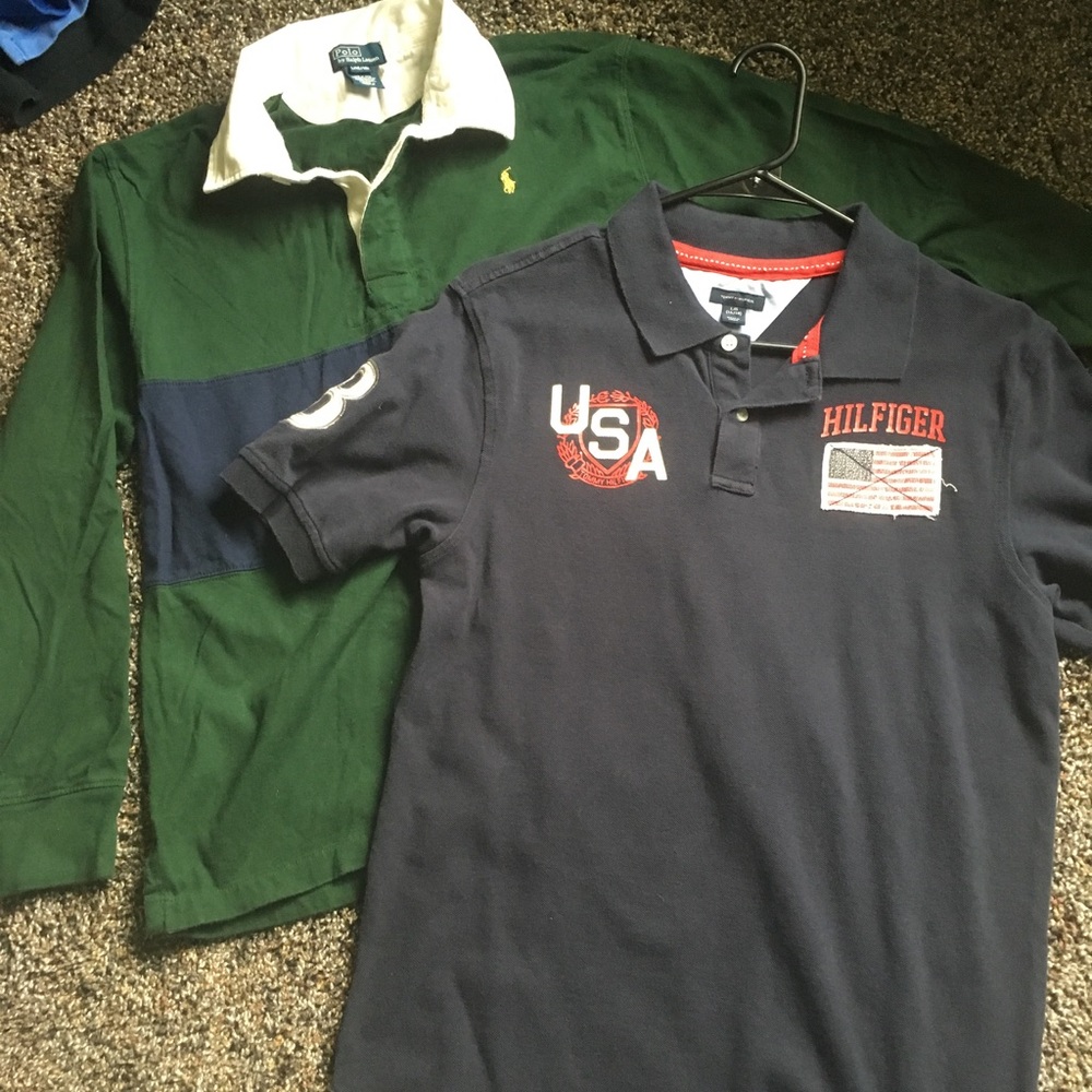 Size 16/18 Tommy Hilfiger and Ralph Lauren shirts